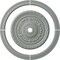 Ekena Millwork 47 1/2-in. OD x 39 1/4-in. ID Ceiling Ring with 31 1/2-in. OD Ceiling Medallion Palmetto Accent Kit CRM47MO31PM - alternate 5